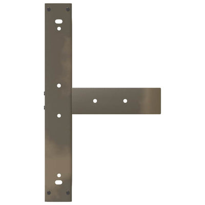 Baaripöydän jalat T-muotoiset 2 kpl 60x35x(90-91) cm teräs