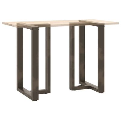 Baaripöydän jalat T-muotoiset 2 kpl 60x35x(90-91) cm teräs