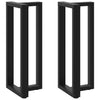 Baaripöydän jalat T-muotoiset 2 kpl 40x35x(100-101)cm teräs