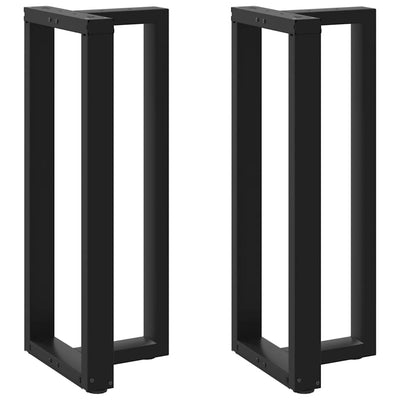 Baaripöydän jalat T-muotoiset 2 kpl 40x35x(100-101)cm teräs