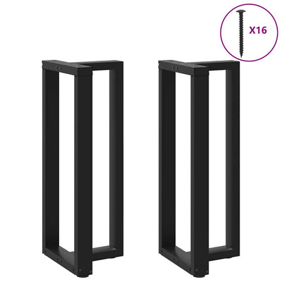Baaripöydän jalat T-muotoiset 2 kpl 40x35x(100-101)cm teräs