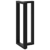 Baaripöydän jalat T-muotoiset 2 kpl 40x35x(100-101)cm teräs