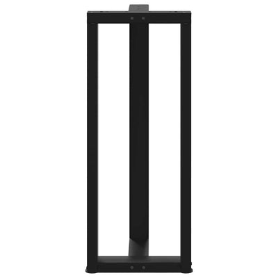 Baaripöydän jalat T-muotoiset 2 kpl 40x35x(100-101)cm teräs