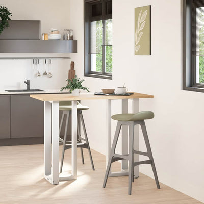 Baaripöydän jalat T-muotoiset 2 kpl 40x35x(100-101) cm teräs