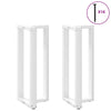 Baaripöydän jalat T-muotoiset 2 kpl 40x35x(100-101) cm teräs