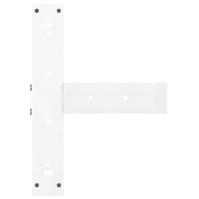 Baaripöydän jalat T-muotoiset 2 kpl 40x35x(100-101) cm teräs