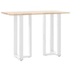 Baaripöydän jalat T-muotoiset 2 kpl 40x35x(100-101) cm teräs
