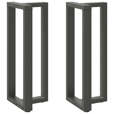 Baaripöydän jalat T-muotoiset 2 kpl 40x35x(100-101) cm teräs