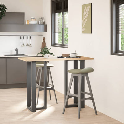 Baaripöydän jalat T-muotoiset 2 kpl 40x35x(100-101) cm teräs