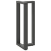 Baaripöydän jalat T-muotoiset 2 kpl 40x35x(100-101) cm teräs