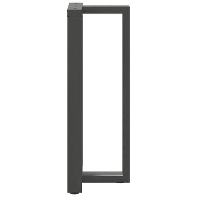 Baaripöydän jalat T-muotoiset 2 kpl 40x35x(100-101) cm teräs