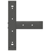 Baaripöydän jalat T-muotoiset 2 kpl 40x35x(100-101) cm teräs