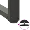 Baaripöydän jalat T-muotoiset 2 kpl 40x35x(100-101) cm teräs
