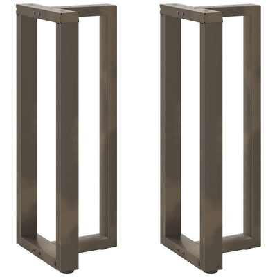 Baaripöydän jalat T-muotoiset 2 kpl 40x35x(100-101) cm teräs