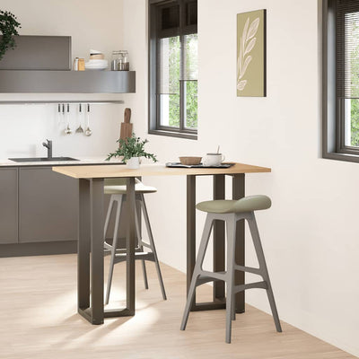 Baaripöydän jalat T-muotoiset 2 kpl 40x35x(100-101) cm teräs