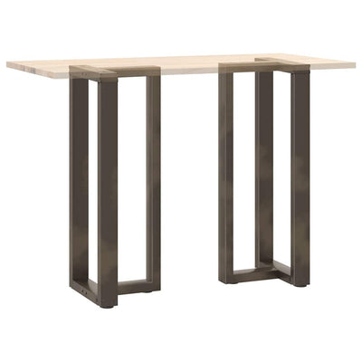 Baaripöydän jalat T-muotoiset 2 kpl 40x35x(100-101) cm teräs