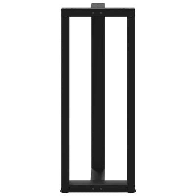 Baaripöydän jalat T-muotoiset 2 kpl 50x35x(100-101) cm teräs