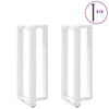 Baaripöydän jalat T-muotoiset 2 kpl 50x35x(100-101) cm teräs