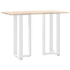 Baaripöydän jalat T-muotoiset 2 kpl 50x35x(100-101) cm teräs