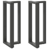 Baaripöydän jalat T-muotoiset 2 kpl 50x35x(100-101) cm teräs