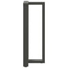 Baaripöydän jalat T-muotoiset 2 kpl 50x35x(100-101) cm teräs