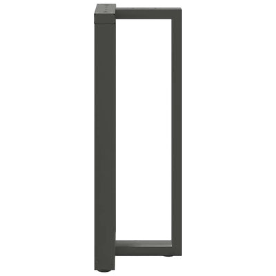 Baaripöydän jalat T-muotoiset 2 kpl 50x35x(100-101) cm teräs