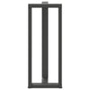 Baaripöydän jalat T-muotoiset 2 kpl 50x35x(100-101) cm teräs