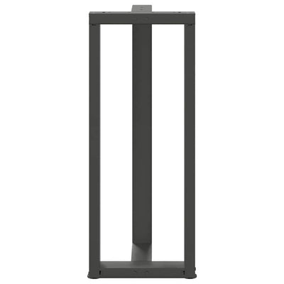 Baaripöydän jalat T-muotoiset 2 kpl 50x35x(100-101) cm teräs