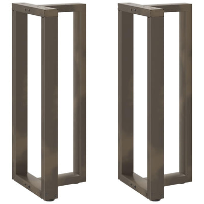 Baaripöydän jalat T-muotoiset 2 kpl 50x35x(100-101) cm teräs