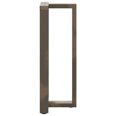 Baaripöydän jalat T-muotoiset 2 kpl 50x35x(100-101) cm teräs