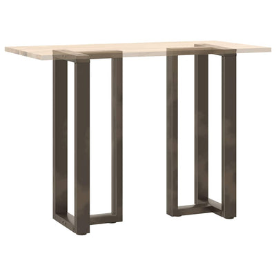 Baaripöydän jalat T-muotoiset 2 kpl 50x35x(100-101) cm teräs
