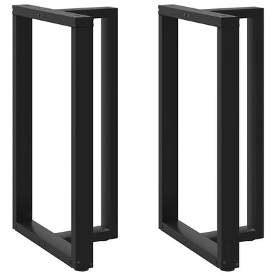 Baaripöydän jalat T-muotoiset 2 kpl 60x35x(100-101) cm teräs