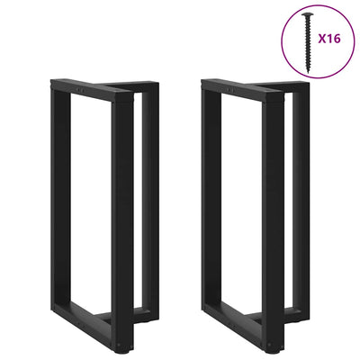 Baaripöydän jalat T-muotoiset 2 kpl 60x35x(100-101) cm teräs