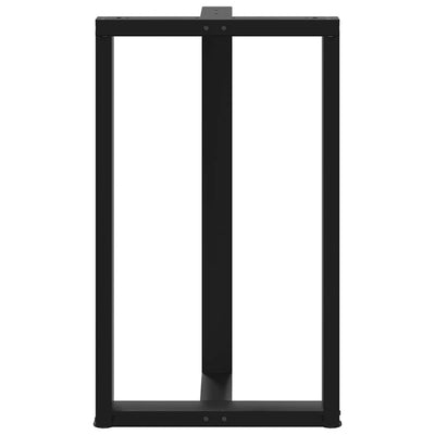 Baaripöydän jalat T-muotoiset 2 kpl 60x35x(100-101) cm teräs