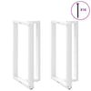 Baaripöydän jalat T-muotoiset 2 kpl 60x35x(100-101) cm teräs