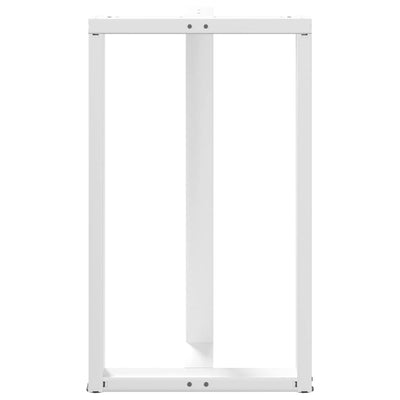 Baaripöydän jalat T-muotoiset 2 kpl 60x35x(100-101) cm teräs
