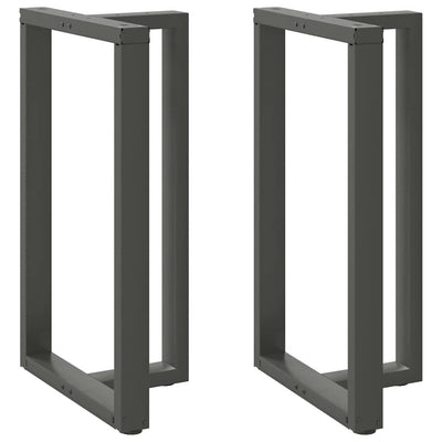 Baaripöydän jalat T-muotoiset 2 kpl 60x35x(100-101) cm teräs