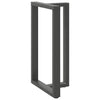 Baaripöydän jalat T-muotoiset 2 kpl 60x35x(100-101) cm teräs