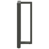 Baaripöydän jalat T-muotoiset 2 kpl 60x35x(100-101) cm teräs