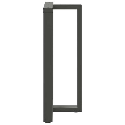 Baaripöydän jalat T-muotoiset 2 kpl 60x35x(100-101) cm teräs