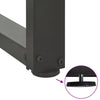 Baaripöydän jalat T-muotoiset 2 kpl 60x35x(100-101) cm teräs