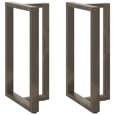 Baaripöydän jalat T-muotoiset 2 kpl 60x35x(100-101) cm teräs