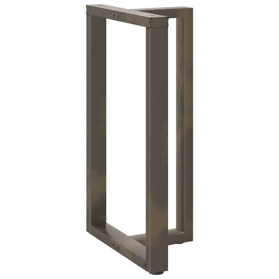 Baaripöydän jalat T-muotoiset 2 kpl 60x35x(100-101) cm teräs