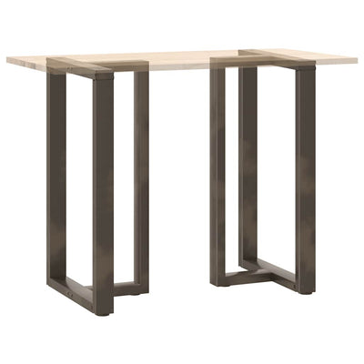 Baaripöydän jalat T-muotoiset 2 kpl 60x35x(100-101) cm teräs