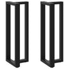 Baaripöydän jalat T-muotoiset 2 kpl 40x35x(110-111) cm teräs