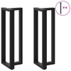 Baaripöydän jalat T-muotoiset 2 kpl 40x35x(110-111) cm teräs