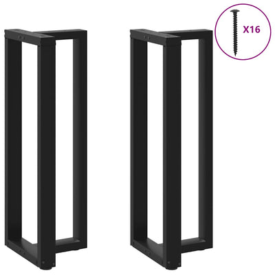 Baaripöydän jalat T-muotoiset 2 kpl 40x35x(110-111) cm teräs