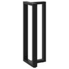 Baaripöydän jalat T-muotoiset 2 kpl 40x35x(110-111) cm teräs
