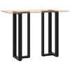 Baaripöydän jalat T-muotoiset 2 kpl 40x35x(110-111) cm teräs