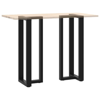 Baaripöydän jalat T-muotoiset 2 kpl 40x35x(110-111) cm teräs